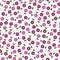 Small pink flowers seamless pattern