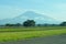 Small plane cruise, private airport in Africa. view of mount kilimanjaro