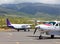 Small planes at exotic airport