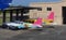 Small planes at the hangar plying the routes to neighboring islands from Puerto Rico