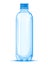 Small plastic bottle of drinking water