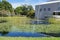 A small pond in the ringling circus museum at sarasota, florida