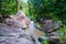 Small ponds in forest of Koh Phangan