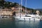 The small port of Arenzano, a tourist town on the western Ligurian Riviera