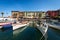 Small Port of the Lazise Village - Tourist Resort on Lake Garda Veneto Italy
