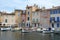 Small port of Martigues with boats