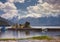 Small port on the Moreno lake of glacial origin, in the background Cerro Lopez, whose steep silhouette dominates the landscape,