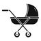 Small pram icon, simple style