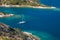 Small quiet bay on Poros island