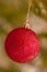 Small red bauble