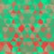 Small red and green triangles continuous pattern
