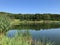 Small reservoir lake Ljeskove vode or leisure Ljeskovac - Akumulacijsko jezero, ribnjak i izletiste Ljeskove vode, Kordusevci