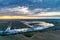 Small reservoir, view from above.