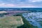 Small reservoir, view from above.