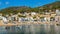 Small resort village Llafranc Costa Brava, Spain in wintertime