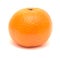 Small ripe orange satsuma mandarin fruit isolated