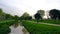 A small river in Bursa that is covered by huge and dried trees together with running and walking path