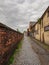 A small road in Carlisle, Cumbria, England