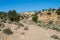 Small road in the Moroccan desert