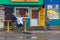 Small roadside restaurant and a shop, Sokoch, Russia.