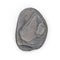 Small Rock Stone On White Background. 3D Illustration