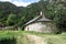 Small Romanesque chapel in the Pyrenees. Catalonia, Spain