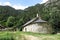 Small Romanesque chapel in the Pyrenees. Catalonia, Spain