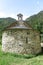 Small Romanesque chapel in the Pyrenees. Catalonia, Spain