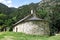 Small Romanesque chapel in the Pyrenees. Catalonia, Spain