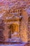 Small Rose Red Rock Tomb Outer Siq Petra Jordan