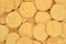 Small round cracker background