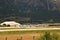 Small runway for propeller planes in Turkey near Kusadasi