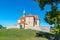 Small rural gothic church of St James in Bedrichuv Svetec near Most, Czech Republic