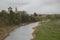 Small Russian town Suzdal view Kamenka river