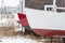 Small sailboats winter storage