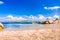 Small sandy beach bear Porto Rafael, Palau, Sardinia, Italy