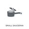 small saucepan icon from Furniture and household collection.