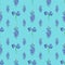 Small scale blue delphinium flowers repeat pattern design
