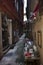 A small selection of trinkets and crockery in an off street in Venice, Italy.