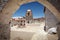 Small seventeenth-century church in the village of Parinacota, at 4,400 meters above sea level, in the Lauca National Park,