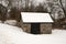 Small Shack in the Snow