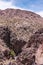 Small sharp crevice along Eldorado Canyon, Nelson Nevada USA