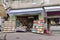 Small shop for different soaps in an alley of the old town of Nice, France