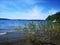 Small shore with dramatic clouds in the archipiÃ©lago