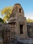 Small shrines and sandstone carved statues around Kunda, the reservoir at Sun Temple, Modhera Mehsana