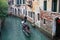 Small side canal in Venice, Italy