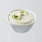 Small side dish of traditional Greek tzatziki