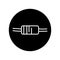 Small signal diodes black line icon. Pictogram for web page