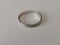 Small slightly scratched white gold ring