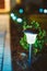 Small Solar Garden Light, Lantern In Flower Bed